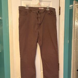 Wrangler Brown Straight Fit Jeans